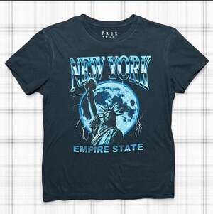 Free State Aeropostale New York Empire State Statue of Liberty Graphic T-Shirt